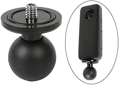 Baoblaze 25mm Serin Ballhead Kelepçe Dağı ile 1/4 Konu Tutucu DSLR Kamera Kolu için Bir x2