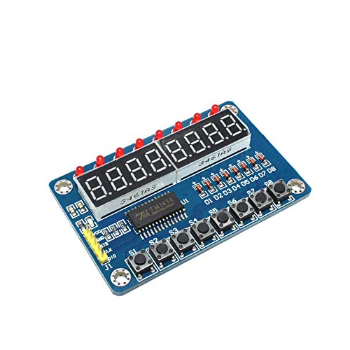 TM1638 Modülü Anahtar Ekran Arduino için 8-Bit Dijital LED Tüp 8-Bit Yeni Stok