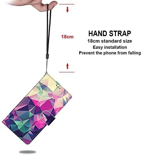 FlipBird Huawei P30 Kılıf Kızlar için, PU deri Cüzdan Stil Kılıf Folio Kapak Kickstand Kredi Kartı Kapağı Bilek Kayışı Telefon