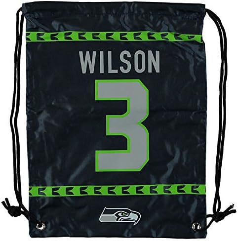 FOCO NFL Seattle Seahawks Wilson R. 3 Oyuncu İpli Sırt Çantası