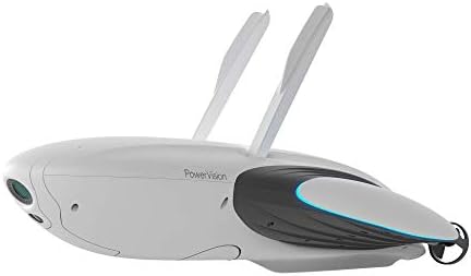 PowerVision PowerDolphin Sihirbazı-Su Yüzey Drone ile 4 K UHD Kamera, Uzaktan Kumanda ve Mobil Balık Bulma Yeteneği RC Tekne