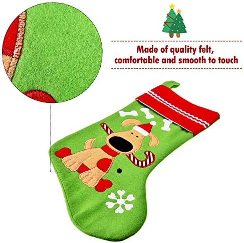 2 Parça ile Pet Noel Çorap Pet Noel Çorap Dekorasyon İşlemeli Köpek Kedi Desen Şömine Asılı Çorap için Pet Noel Dekorasyon (Stil