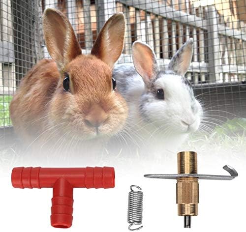 Pssopp 100 PCS Tavşan Otomatik Meme Su tiryakisi Besleyici içme çeşmesi Kolay Kullanım İçme Suyu Aracı için Küçük Hayvanlar Pet