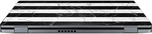 Skinit Dizüstü Çıkartması Cilt Dell Latitude 7420 ile Uyumlu Orijinal Olarak Tasarlanmış Siyah ve Beyaz Çizgili Mermer Tasarım