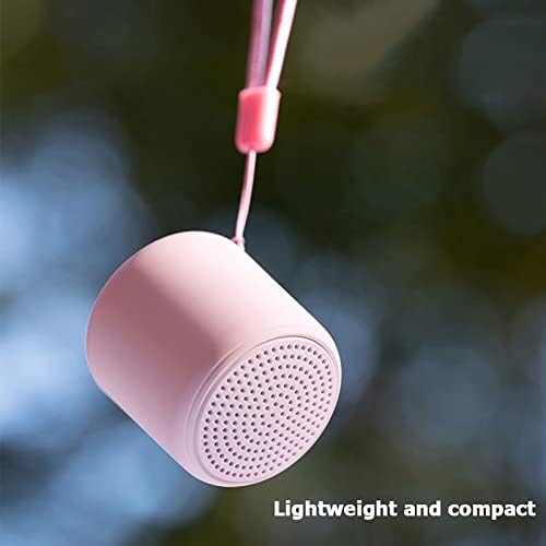 Niaviben Bluetooth Hoparlörler Taşınabilir Mini Macaron Renk Hoparlör Spor Kablosuz Küçük Açık / Kapalı Hoparlörler Pembe