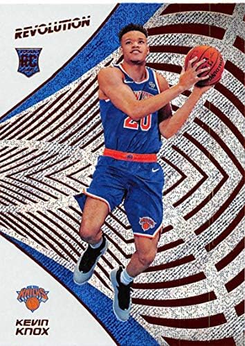 2018-19 Panini Devrimi Basketbol 131 Kevin Knox RC Çaylak Kartı New York Knicks Çaylak Resmi NBA Ticaret Kartı Panini Tarafından