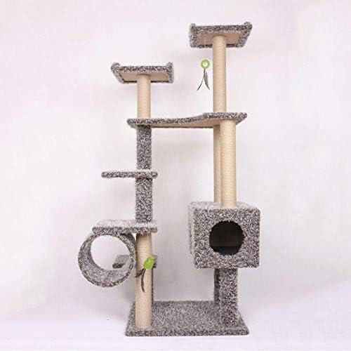 TBANG Kedi Ağacı Küçük pet kedi Atlama sisal Taşlama Pençe kedi Kapmak Sonrası Merdiven Tipi kedi Kumu 6550180 cm Ahşap