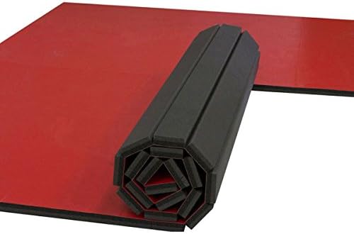 10'x10' Dollamur Flexi-Roll® Güreş Matı (Kırmızı)