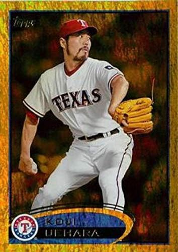 2012 Topps Altın Işıltı 171 Koji Uehara Texas Rangers MLB Beyzbol Kartı NM-MT