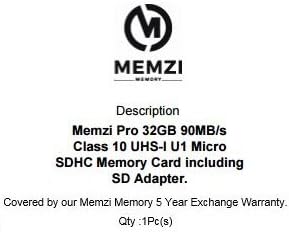 MEMZİ PRO 32 GB Sınıf 10 90 MB/s Micro SDHC Hafıza Kartı SD Adaptörü ile Doogee X Serisi Cep Telefonları için