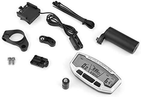 VGEBY Bisiklet Kilometre Sayacı, su Geçirmez Kablolu Bisiklet Kronometre LCD ekran için Bisiklet Kilometre Yol Bisikleti Aksesuarı