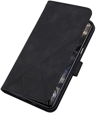 Cep Telefonu Flip Case Cüzdan Kılıf Nokia C1 2020, Premium PU Deri Ayarlanabilir Çapraz Vücut Kayışı ile Kart Tutucu Kapak Koruyucu