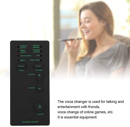 Taşınabilir Ses Değiştirici, Mini 7 çeşit Ses Telefon Ses Değiştirici Cihazı Ses Modülatör, ses Disguiser için PS4 / Xbox/Telefon/Bilgisayar