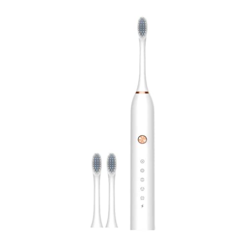 Yetişkinler için elektrikli Diş Fırçası, İçme Kaybı Şarj Tel İle 2 Fırça Kafaları Temizleme, 5 Modları Derin Temiz Elektrikli