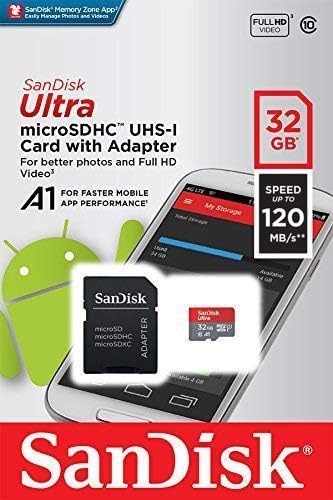 Alcatel OneTouch Evolve 2 Plus için Ultra 32GB microSDHC Çalışıyor SanFlash ve SanDisk tarafından Doğrulandı (A1/C10/U1/8k /