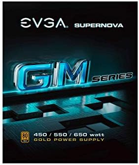 EVGA SuperNOVA 550 GM, 80 Plus Gold 550W, Tamamen Modüler, DBB Fanlı ECO Modu, 7 Yıl Garanti, Kendi Kendine Test Cihazı, SFX