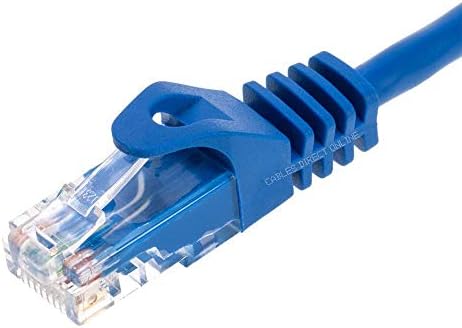 Kablolar Doğrudan Çevrimiçi Mavi 100ft Cat6 Ethernet Ağ Kablosu RJ45 İnternet Modem Yama Kablosu