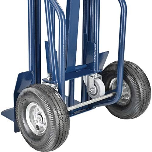 Pnömatik Tekerlekli Çelik 3'ü 1 Arada Dönüştürülebilir El Arabası