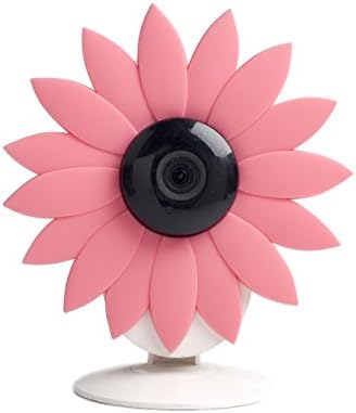 Hide-Your-Cam Yuva Kam Güvenlik Kamera Kamuflaj Pembe Güneş Çiçek Kapak Kılıf Kılık Koruma Dekorasyon Yi Ev Kam üzerinde De Uyar