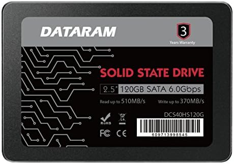DATARAM 120 GB 2.5 SSD Sürücü Katı Hal Sürücü SUPERMİCRO X11SSQ ile Uyumlu