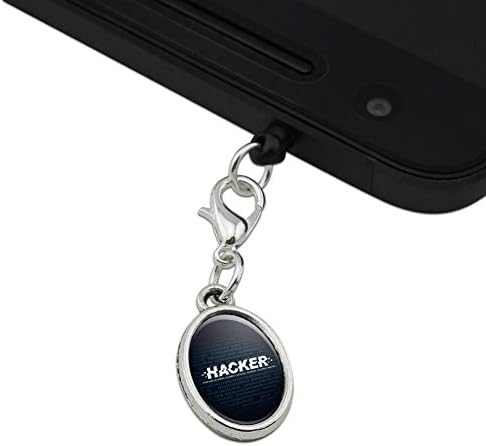 GRAFİKLER ve DAHA Fazlası Hacker İkili Kod Geek Nerd Cep Telefonu Kulaklık Jakı Oval Çekicilik iPhone iPod Galaxy için uygun