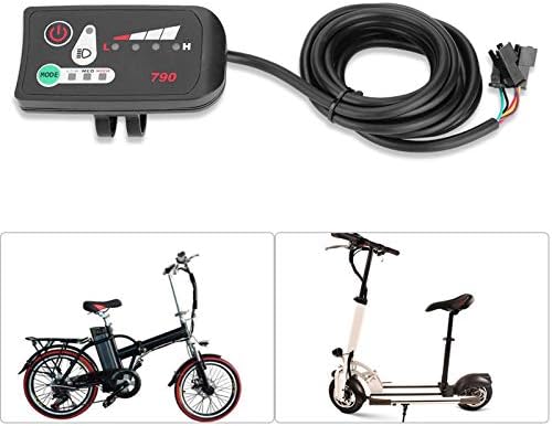 Bnıneteenteam 24 V 36 V 48 V Elektrikli Bisiklet LED Ekran Kontrol Paneli, bisiklet Ekran Denetleyicisi DIY Aksesuarları için