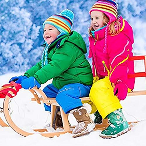 2 Pairs Toddler Eldivenler Unisex Kaplı Polar Eldiven Kış Sıcak çocuk Mitten Bebek Erkek ve Kız için