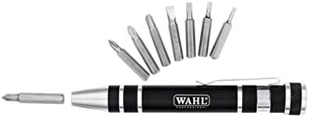 Wahl Professional-Premium Clipper/Düzeltici / Tıraş Makinesi Manyetik Bağlantı Noktası ve Cep Klipsli Alüminyum Tornavida (4.25)