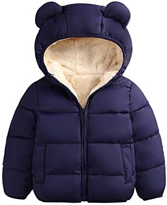 Kışlık mont Yürümeye başlayan Çocuklar için Bebek erkek kız Yastıklı hafif balon ceket Giyim Bebek kış aşağı ceket Davlumbaz