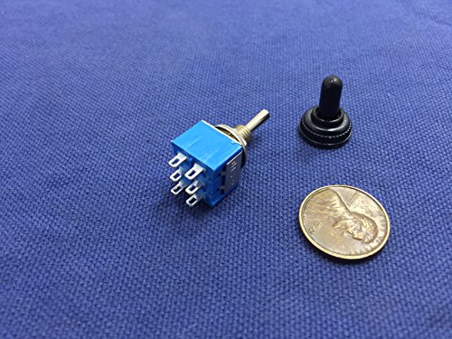 1 Adet Su Geçirmez Çizme kapağı Mavi açık Kapalı açık Anlık Mini Geçiş anahtarı 1/4 C8