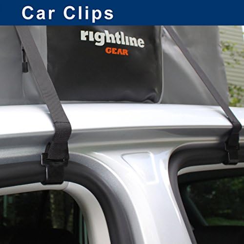 Rightline Gear 100D90 Araç Üstü Silindir Çanta, Gri, %100 Su Geçirmez, Aracınızda veya Aracınızda Kargo Taşımacılığı