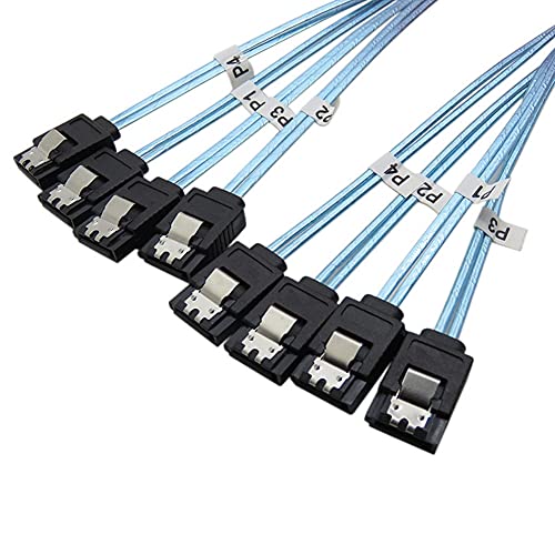 Konnektörler Splitter Kablo Bilgisayar Aksesuarları SATA III SAS Kablosu SATA 7 Pin Dişi SATA 7 Pin Dişi Veri Kablosu Sunucu