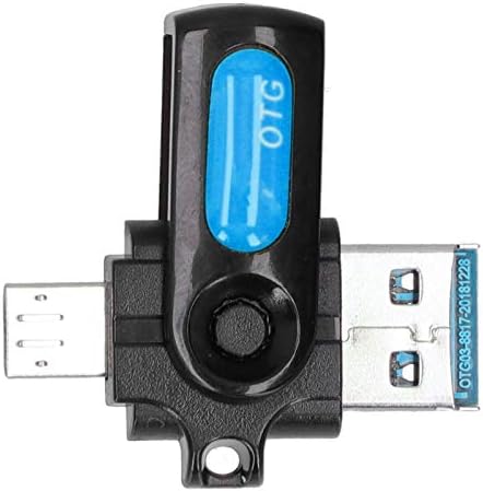 01 02 015 OTG Dönüştürücü, USB2.0 3.0 USB PD için Taşınabilir OTG Veri Adaptörü Mini (Mavi)