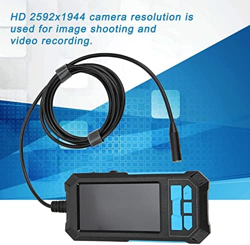 Borescope Kanalizasyon Kamerası, Boru Hattını İncelemek için 4.5 in IPS Ekran HD Yılan Kamera Endoskop Kamera<br />Boru Duvar