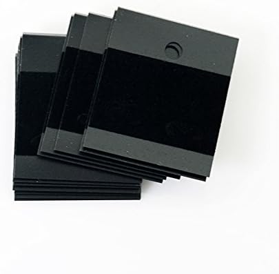 LGEGE 100 Adet Siyah Küpe Takı Ekran Asılı Kartları Takı Tepsileri Diğer Takı Aksesuarları