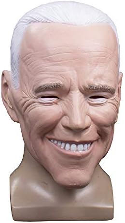 Joe Biden maske, Cadılar Bayramı Partisi Lateks Tam Başkanı Kostüm Cosplay Parti Elbise için maske (A1)