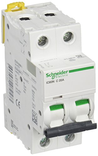Schneider A9F74220 minyatür devre kesici-ıC60N-2 kutuplu - 20 A-C eğrisi