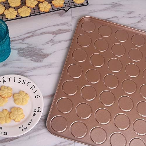 Mutfak Ev Pişirme Araçları, çerez Kek Ekmek Çörek Yaratıcı yapışmaz Kalıp, altın Karbon Çelik (35. 3X25. 8 cm) kolay temizlenebilir