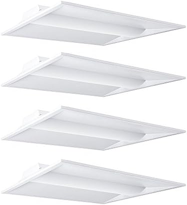2x2ft 40 W LED Troffer ışık gömme panel aydınlatma armatürü ticari damla tavan ışık Hacimsel ofis aydınlatma 0-10 v dim 5000