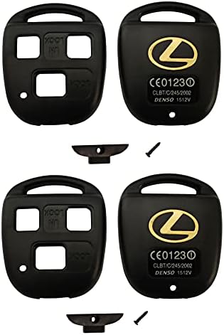 Lexus için yedek 3 Düğmeler Anahtarsız Giriş Akıllı Uzaktan Kumanda Araba Anahtarı Fob Kabuk Kapak ile Tornavida Fit Lexus GS