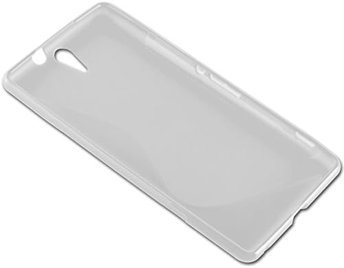 Cadorabo Kılıf Sony Xperia C5 Ultra ile Uyumlu YARI Şeffaf-Darbeye Dayanıklı ve Çizilmeye Dayanıklı TPU Silikon Kapak-Ultra İnce