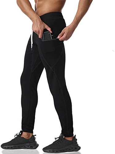 EVERWORTH Erkek Egzersiz Koşu Pantolonu Fermuarlı Cepli Rahat Spor Pantolonu
