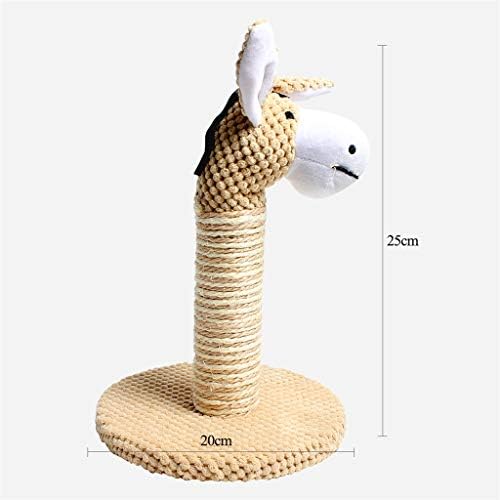 WZHSDKL Sisal Halat Kediler Tırmanma Çerçeve Mini Kulesi Ağacı tırmalama sütunu Yaratıcı Hayvan Şekli Pet Oyuncak Kapalı Peluş