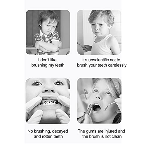 Dallinaop Diş Fırçası Diş Beyazlatma Kitleri Bebek Diş Fırçası Diş Beyazlatma Kiti U Şekilli Diş Fırçaları Çocuklar İçin 360°