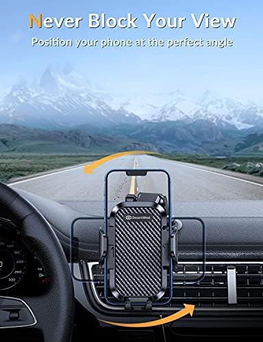 DesertWest Cep Telefonu Tutucu için Araç Dashboard Araç Montaj [4.0 Sürümü ve Ultra Kararlı] Cam Hava Firar Evrensel iPhone ile