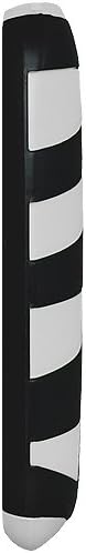 Amzer AMZ94965 Amzer Hibrid Zikzak Kılıf Nokia Asha 200/201 - 1 Paket - Perakende Ambalaj-Siyah / Beyaz