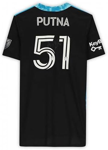 Andrew Putna Real Salt Lake İmzalı Maç - 2020 MLS Sezonundan 51 numaralı Siyah Formayı Kullandı - İmzalı Futbol Formaları