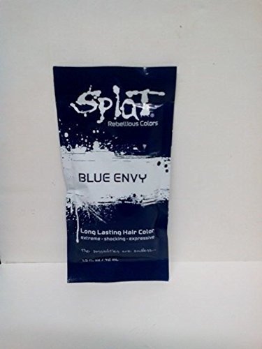 Splat Singles Uzun Ömürlü Saç Rengi Paketi 1 (Mavi Envy) 1.5 oz