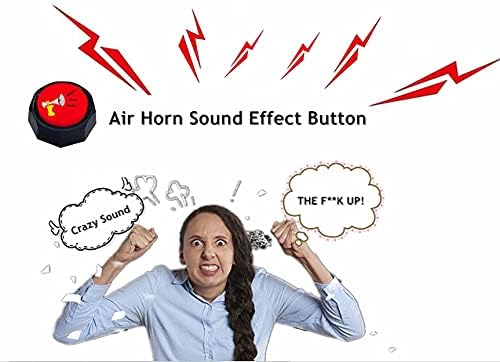 RİBOSY Havalı Korna Düğmesi-DJ Korna Ses Efekti-Komik Gag Hediyeler-Gürültü Yapıcı-Hayatınıza Ekstra Eğlence Katın (Piller Dahil)