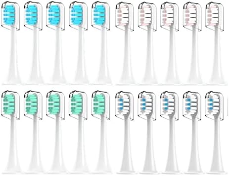 lın için Uyumlu Mijia T300 / T500/T700 Sonic Elektrikli Diş Fırçası Kafaları Değiştirilebilir Dolum Nozulları 4 Renk Anti-Toz